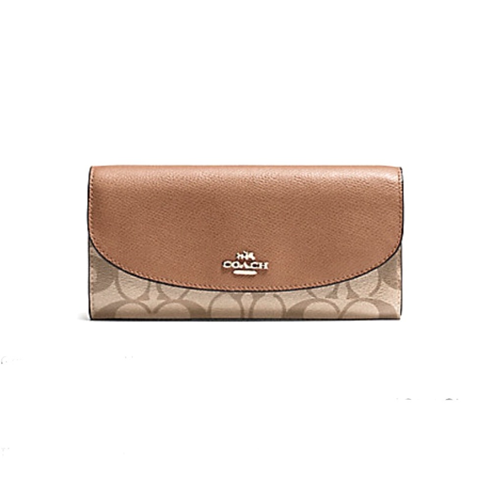 NWT COACH signature wallet